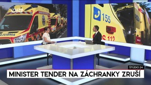 Štúdio 24: Minister tender na záchranky zrušil