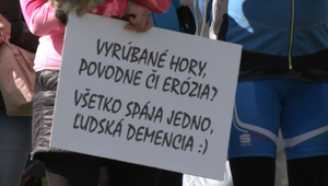 Pred budovou TANAPU sa konal protest. Prišli rehoľné sestry aj psy