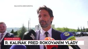 Tlačová beseda ministra Kaliňáka pred rokovaním vlády