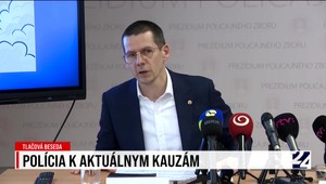 Tlačová beseda policajného prezidenta Hamrana k aktuálnym kauzám