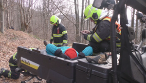 Skúška prežitia sa zmenila na záchranu. Mladej žene sa v lese priťažilo