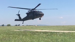 Minister Gajdoš odovzdal vzdušným silám prvé dva vrtuľníky Black Hawk
