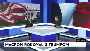Štúdio 24: Macron rokoval s Trumpom
