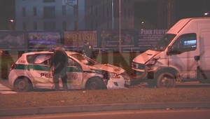 Naháňačka skončila haváriou - policajtov...