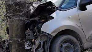 Starší šofér mal neuveriteľné šťastie. Po tom, čo nabúral do stromu, z auta vyšiel po vlastných