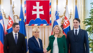 Na Slovensko pricestovala prezidentka Slovinska Nataša Pircová Musarová