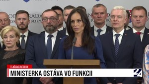 Tlačová beseda ministerky Dolinkovej po jej neúspešnom odvolávaní v parlamente