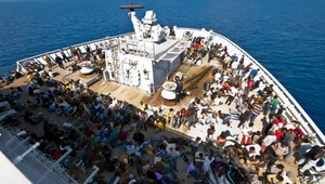 Európske lode zachránili počas víkendu takmer 6 000 utečencov