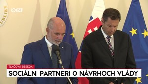 Tlačová beseda sociálnych partnerov o návrhoch vlády
