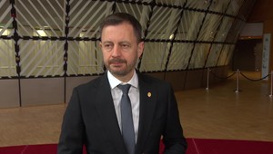 Premiér Eduard Heger z Bruselu: Musíme hľadať smart riešenia. Zastropovanie cien energií škodí trhu