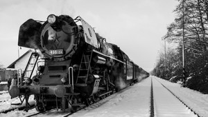 FOTO: Historický parný rušeň na Myjave. Bol beznádejne vypredaný