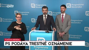 Tlačová beseda PS k podaniu trestného oznámenia