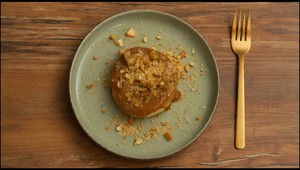 Karamelovo-jablkový cheesecake