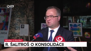 Štátny tajomník rezortu investícií Šalitroš o konsolidácii