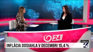 Analytička Glasová v Štúdiu JOJ 24 o inflácii: Tie čísla sú hrozivé