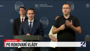 Tlačová beseda po rokovaní vlády