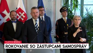 Tlačová beseda Petra Pellegriniho po rokovaní so zástupcami samospráv