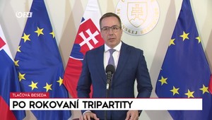 Tlačová beseda ministra Tomáša po rokovaní tripartity