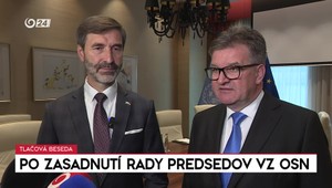 Brífing ministra Blanára po zasadnutí Rady predsedov VZ OSN