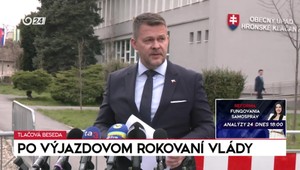 Tlačová beseda ministra Migaľa po výjazdovom rokovaní vlády