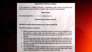 Advokátska kancelária odmieta zaočkovaných klientov proti koronavírusu. TV JOJ zisťovala, či ide o diskrimináciu