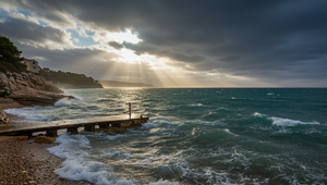 Orkán a blesky namiesto opaľovania: Turistov v Chorvátsku čaká extrémne počasie