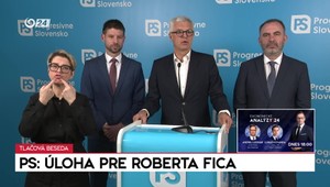 Tlačová beseda Progresívneho Slovenska: Úloha pre Roberta Fica