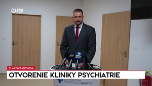 Tlačová beseda ministra zdravotníctva k otvoreniu kliniky psychiatrie