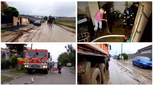 Slovensko zasiahli silné dažde, obyvateľov nitrianskeho kraja skomplikovali život