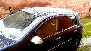 tvojenoviny: Krupobitie v Stráňavách pri Žiline