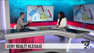 Štúdio 24: Ceny realít klesajú