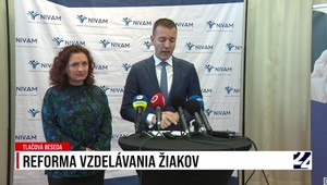 Tlačová beseda ministra Druckera o reforme vzdelávania žiakov