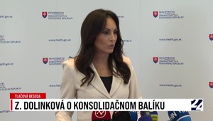 Tlačová beseda: Ministerka zdravotníctva Dolinková podáva demisiu