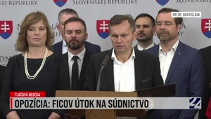 Tlačová beseda hnutia Slovensko o Ficovom útoku na súdnictvo