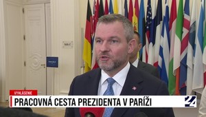 Vyhlásenie prezidenta Pellegriniho z pracovnej cesty v Paríži