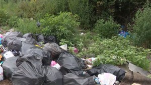 Železničnú trať smerom do Bratislavy pred rokmi obsypali odpadom. TV JOJ sa na čiernu skládku pozrela aj teraz