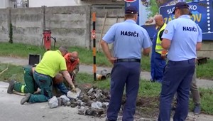 Únik plynu v Komárne: Hasiči museli rýchlo konať