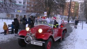 VIDEO: Netradičný "povoz" svätého Mikuláša