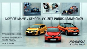 Renault: Využite ponuku šampiónov