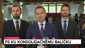 Tlačová beseda PS ku konsolidačnému balíčku
