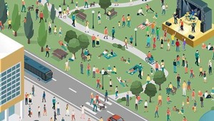 Otestujte svoje vnímanie: Ako rýchlo nájdete na obrázku muža s kyticou v ruke?