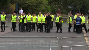 Futbalisti budú bojovať na ihrisku, policajti mimo neho. Duel Slovanu s Ferencvárosom láka chuligánov