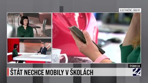 Štúdio 24: Štát nechce mobily na školách
