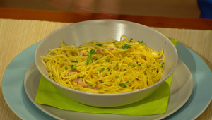 Špagety a la carbonara