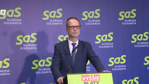 Tlačová beseda strany SaS k prevzatiu poisťovne Union poisťovňou Dôvera