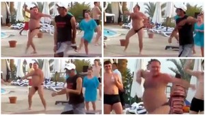 VIDEO. Pupkatý Rus prekonal cvičiteľa zumby. Takto!