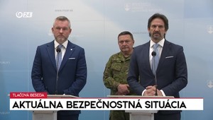 Tlačová beseda prezidenta Pellegriniho k aktuálnej bezpečnostnej situácii