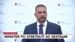 Tlačová beseda ministra Šaška po stretnutí so sestrami