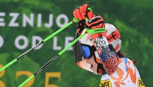 Ďalšie pódiové umiestnenie pre Vlhovú: V obrovskom slalome v Kranjskej Gore skončila tretia