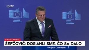 Tlačová beseda Maroša Šefčoviča: Dosiahli sme, čo sa dalo